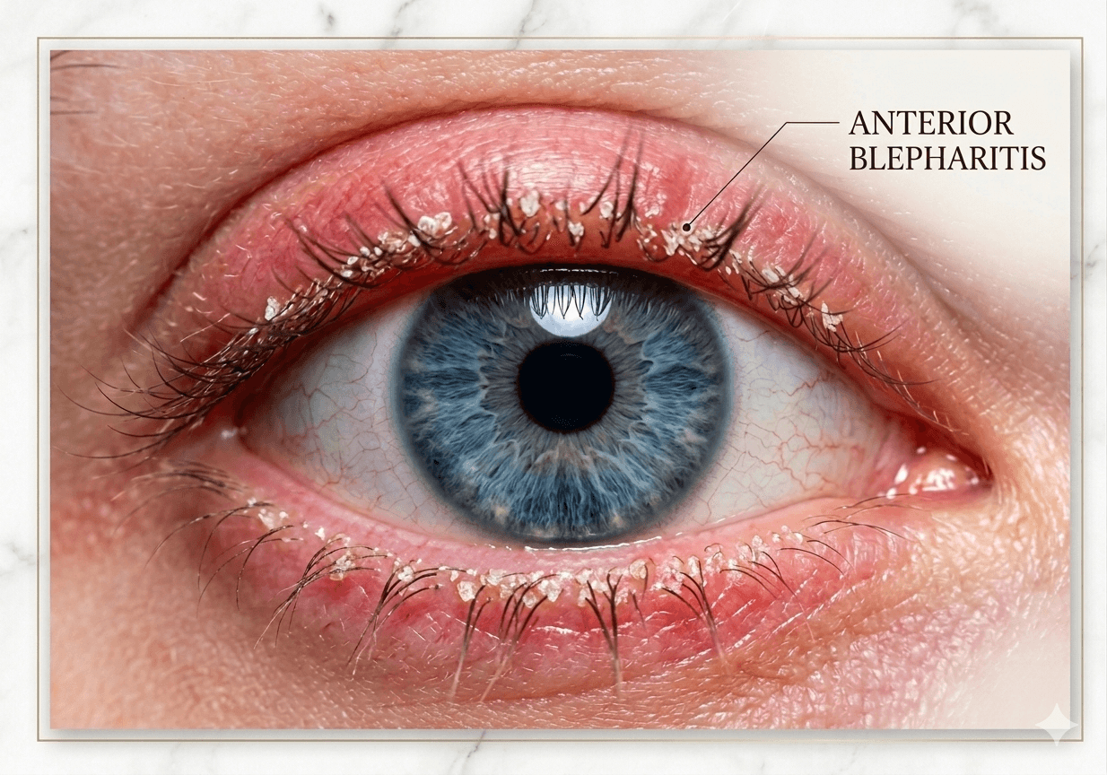 Blepharitis — inflammation of the eyelid margins